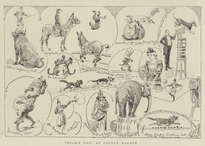 Noahs Ark i Covent Garden af Alfred Chantrey Corbould